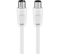 Cavo Antenna TV M/F 10m bianco - Goobay ICOC AV-345