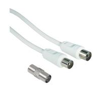Cavo antenna With Adapter 75 Db Bianco 10m 00205298