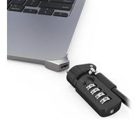Cavo antifurto Compulocks Ledge Lock Adapter MacBook Air 15 M2 M3 Argento