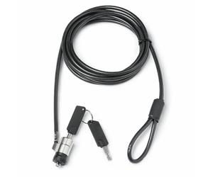 Cavo antifurto Dicota D30867 2 m chiave piana acciaio gomma termoplastica nero