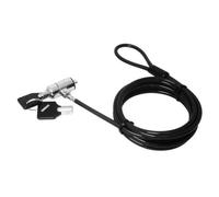 Cavo antifurto DLH DY-CS3310 1,8 m con chiave nero