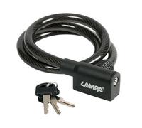 Cavo antifurto in acciaio Ø 10 mm 80 cm Antigraffio 3 chiavi per bici ciclo