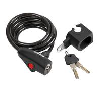 LGWX Cavo Antifurto In Acciaio A Spirale Ø 8 Mm - 160 Cm