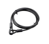Cavo antifurto in acciaio d.8 x 2.00 m nero Nero