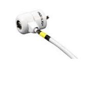 Cavo antifurto Mobilis 001236 Acciaio Bianco 1,8m 2 chiavi 4mm