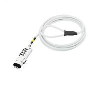 Cavo antifurto MOBILIS 001334 1,8 m codice acciaio bianco