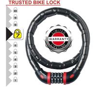 Cavo antifurto per bici MASTER LOCK - Ideale per biciclette, biciclette elettriche, skateboard, passeggini, tosaerba e altre attrezzature