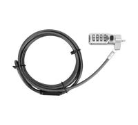 Cavo antifurto Targus ASP71GL 1,9 m combinazione acciaio nero