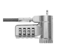 Cavo antifurto Targus ASP96RGLX 2 m Lucchetto a combinazione Acciaio zincato Argento