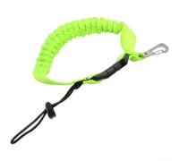 Cavo Antismarrimento Camera Subacquea Gancio Acciaio | Molla PU durezza, nastro nylon per intrecciato, previene nodi, attività sottomarine fluide(Fluorescent Yellow)