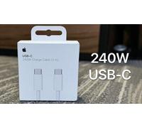 CAVO APPLE PER IPHONE MACBOOK IPAD 240 W TIPO C - C TESSUTO INTRECCIATO 2 METRI