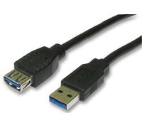 Cavo Assemblato USB3.0 A Maschio-A Femmina 1M Nero, Cavi Per Computer