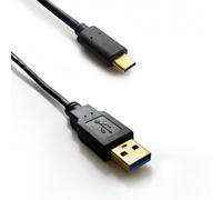 CAVO ATLANTIS USB A 3.0 TO USB-C, M/M, 1MT, NERO, P019-UB3-ACMM-1