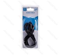 Cavo audio 3.5 maschio e femmina 3m nero