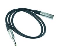 Cavo Audio 5m Da Jack Mono 6.35mm A XLR Maschio Switch Electronics Nero