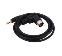 Cavo audio adattatore ingresso AUX da 3,5 mm per auto Mini Jack 8 pin M-BUS CD Changer per spina dorata