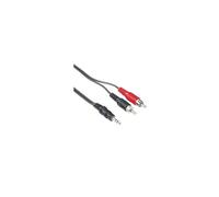 Cavo Audio Adattatore Stereo 1 mini jack maschio stereo 3,5 mm - 2 RCA maschio.