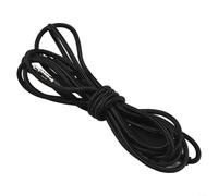 Cavo audio AUX di ricambio in nylon per cuffie da gioco come GPro X, include interruttore muto, colore: nero
