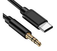 Cavo Audio Aux USB C a Jack 3,5mm 1M, Cavo Adattatore USB C a Aux, Cavo Aux per Auto Stereo Compatibile con Samsung Galaxy S23 S22 S21 S20 Note20, e Altro, Nero