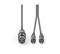 CAVO AUDIO BILANCIATO NEDIS Cavo audio da XLR a RCA, Cablato