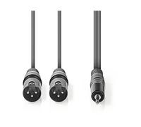 CAVO AUDIO BILANCIATO NEDIS Cavo XLR a 3, Audio analogico bilanciato, 3 m