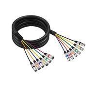 Cavo audio bilanciato XLR 6 ingressi a 6 uscite per sistemi di rinforzo del suon