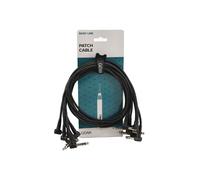 Cavo patch GEWA Basic Line0,9 m, nero, jack angolare stereo da 6,3 mm - jack angolare stereo da 6,3 mm, 190380