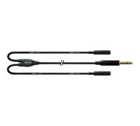 CORDIAL - CFY 0.3 VYY - Adapter Cable Stereo Jack Male 6,35 mm / Stereo Jack Female 3,5 mm - 0,30 m