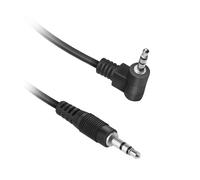 Cavo audio con connettore Jack maschio a 90°, 0,5 m