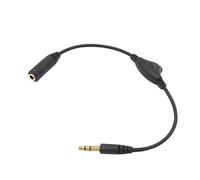 Cavo Audio con Controllo Volume, Prolunga Cuffie con Volume, Cavo Stereo 3,5 mm Maschio a Femmina In-Line Placcato Oro Estensione per Telefono PC Laptop Console Altoparlante Lunghezza 30cm Adattatore