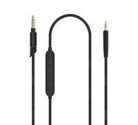 Cavo audio con microfono Linkidea per cuffie JBL Tune 770NC/670NC, 3,5 mm TRRS a 2,5 mm TRS, cavo AUX di ricambio con microfono integrato e controllo volume (1,5 m)