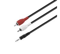 Cavo audio da 1,5 m 2x jack stereo RCA da 3,5 mm