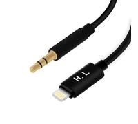 Cavo audio da Lightning a Jack 3,5mm Maschio QualitÃ Suono 1 metro HL-098 - Nero