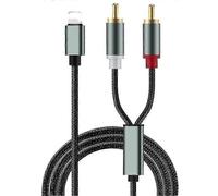 Cavo audio da Lightning a RCA compatibile con - Collega il telefono all'amplificatore per altoparlanti
