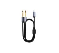 Cavo audio da Type-C a doppio 6.35mm: Connessione audio di alta qualitÃ 5 m