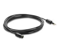 Cavo audio Delock jack 3,5 mm maschio a TOSLINK maschio 5 m nero
