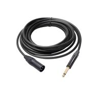 Cavo Audio di Estensione 6,35 Mm TRS Stereo Maschio a XLR Maschio Cavo Audio Mixer Microfono per Console di Missaggio e Schede Audio Karaoke (300 cm)