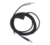 Cavo audio di ricambio da 2 m per cuffie Astro A10 per a30 A40, per filo intrecciato con controllo del volume, jack da 3,5 mm placcato oro per PS5 per Xbox PC Gaming (grigio)
