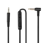 Cavo audio di ricambio da 3,5 mm a 2,5 mm, compatibile con cuffie Bose QuietComfort QC25, QC35, On-Ear 2, OE2, OE2i, cavo per cuffie premium con microfono in linea e telecomando per cuffie Bose
