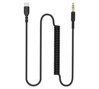 Cavo audio di ricambio da 3,5 mm a USB C per cuffie Marshall, per Marshall Woburn1/2, Major1/2/3, Stockwell 1/2, Stanmore1/2, Kilburn1/2, Acton1/2, Tufton, Uxbridge altoparlanti per iPhone 17, 16, 15
