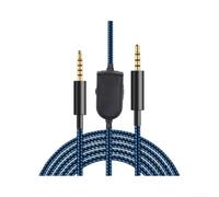 Cavo audio di ricambio per Astro A10 per cuffie a30 con controllo del volume, 2 m per cavo AUX intrecciato placcato oro jack da 3,5 mm per PS5 per Xbox PC Gaming