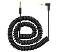 Cavo audio di ricambio per cuffie Beats Solo 4, Solo 3, Solo 2, Studio 3, 2 Studio Pro, Detox Wireless Mixr Executive Pill, cavo di prolunga a spirale da 3,5 mm compatibile con iPhone PS5 Xbox One