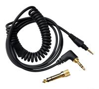 Cavo audio di ricambio per cuffie PioneOxygen con nucleo in rame placcato oro, cavo AUX da 35 mm per DJFlexible TPE Jacket auricolare di ricambio compatibile con HDJ CUE1 per X7 S7 X5