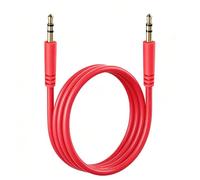 Cavo audio di ricambio per cuffie Skullcandy, da 3,5 mm a 3,5 mm | Cavo AUX maschio a maschio, compatibile con cuffie Skullcandy Crusher ANC 2, Crusher EVO, Hesh ANC, Riff 2, Icon ANC, rosso