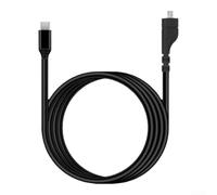 Cavo audio di ricambio per cuffie SteelSeries Arctis 3 5 7 - Cavo per cuffie da gioco tipo C con adattatore GameDAC - Filo di rame smaltato - Cavo AUX nero da 1,5 m per console PC