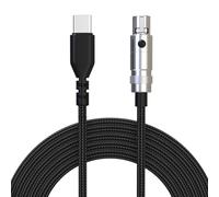 Cavo audio di ricambio USB C DT 770 Pro per cuffie Beyerdynamic DT 770 Pro, DT 990 Pro X, DT 1990 Pro, DT 1770 Pro, DT 990 Pro, DT 770 Pro X per iPhone 17/16/15, Samsung Phone, laptop, nylon, 1,5 m
