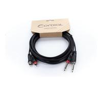 Cavo audio doppio jack mono - RCA 1,5 m
