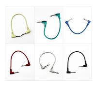 Cavo Audio Eryue Colorato Chitarra per Pedale Cavi Strumenti Audio S Patch Cavo 21 Cm Lunghezza 1/4 Pollice Angolo Destro Ts6pcs/pacchetto