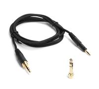 Cavo audio flessibile per cuffie Sennheiser, resistente alle basse frequenze, con design a filo intrecciato, cavo migliorato con rivestimento