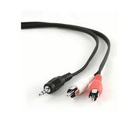 CAVO AUDIO GEMBIRD 1.5m, 3.5mm/2xRCA, M/M